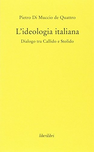 Ideologia italiana dialogo - l'ideologia, italiana.