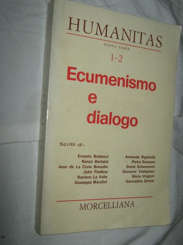 Ecumenismo dialogo 2 - ecumenismo, e