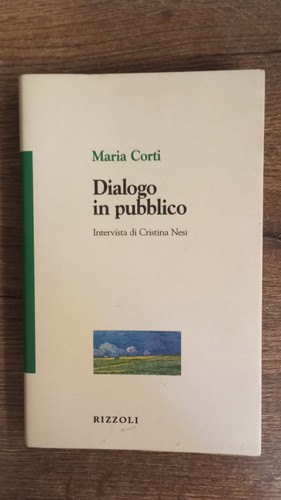 Maria corti dialogo - maria,