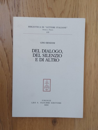 Del dialogo silenzio - del, e